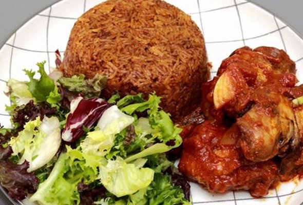 Jollof with Chicken