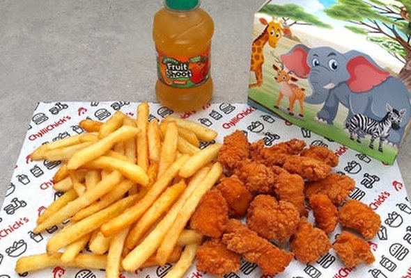 Chicken popcorn meal.