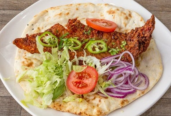 Masala Fish with Naan