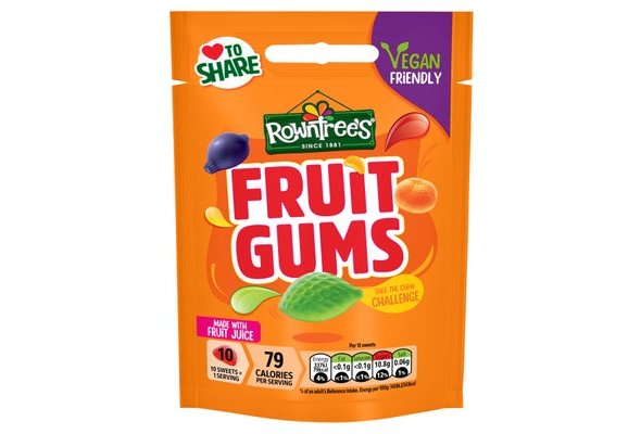Rowntrees Fruit Gums Vegan 150g