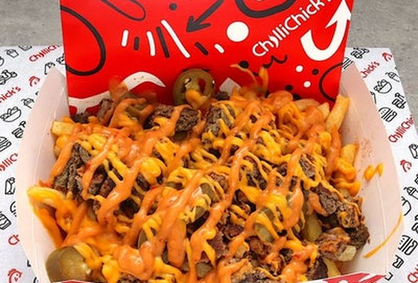 Loaded with Lamb and Cheese.