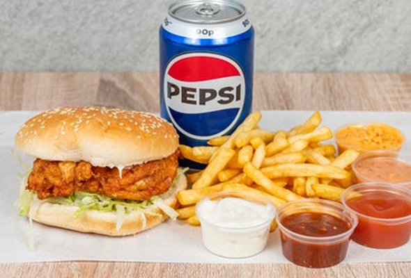 Deal 13 - Spicy Chicken Burger Meal