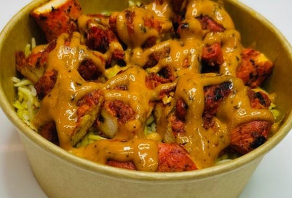 Chicken Strips Rice Box