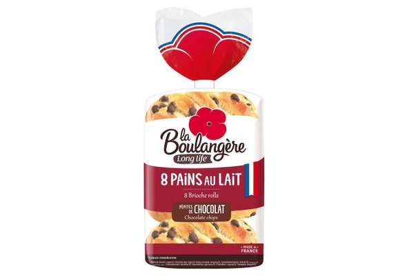 La Boulangère 8 Chocolate Chips Brioche Rolls 280g