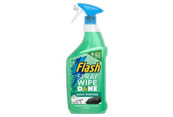 Flash Anti Bacterial Spray Wipe & Done Apple Blossom 800ml