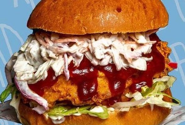 Absurd BBQ Chicken Burger