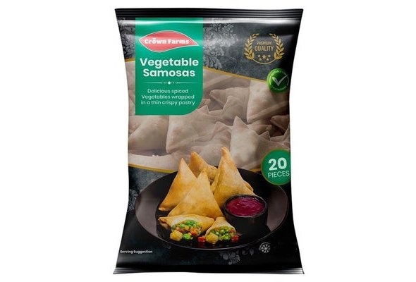 Crown Farms Vegetable Samosas 650g
