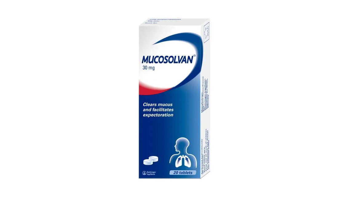 Mucosolvan Tablets Cough Relief 20pcs