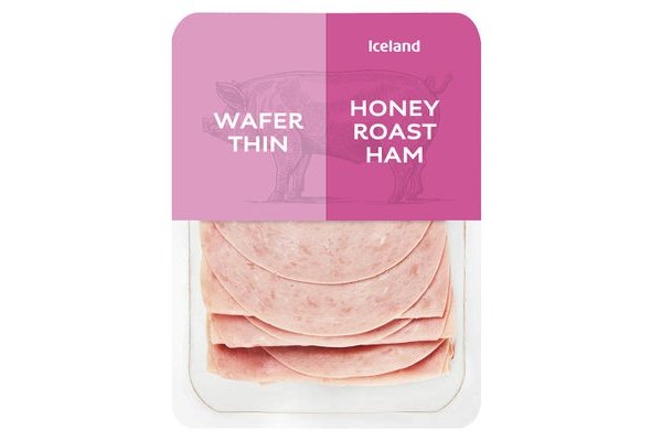 Iceland Wafer Thin Honey Roast Ham 130g