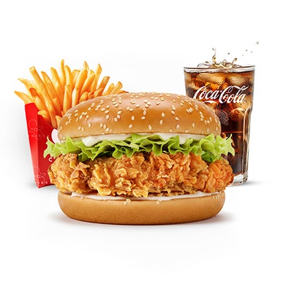 Chikex Krispy X Burger Combo