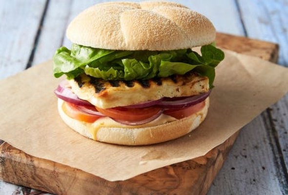 Peruvian Spiced Halloumi Burger