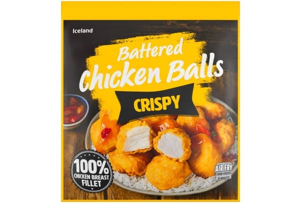 Iceland Crispy Battered Chicken Balls 490g
