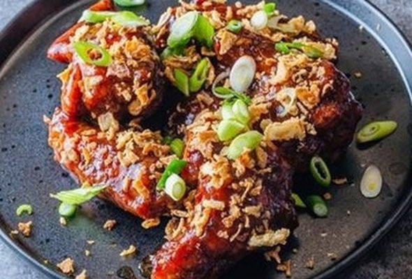 BBQ Loaded Wings