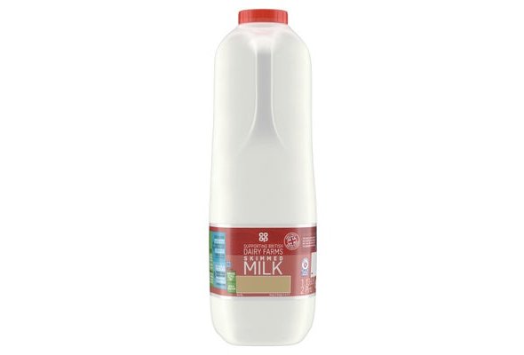 Co-op Skimmed Milk 2 Pints/1.136L