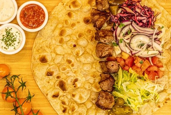 Lamb Shish Wrap
