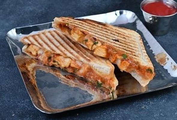 Paneer Masala Grilled Sandwich