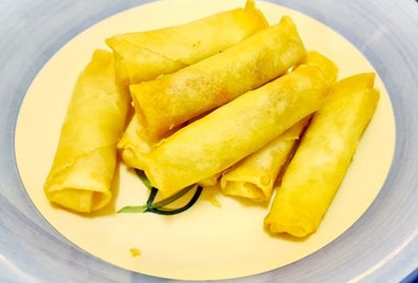 Vegetarian Mini Spring Rolls(8)