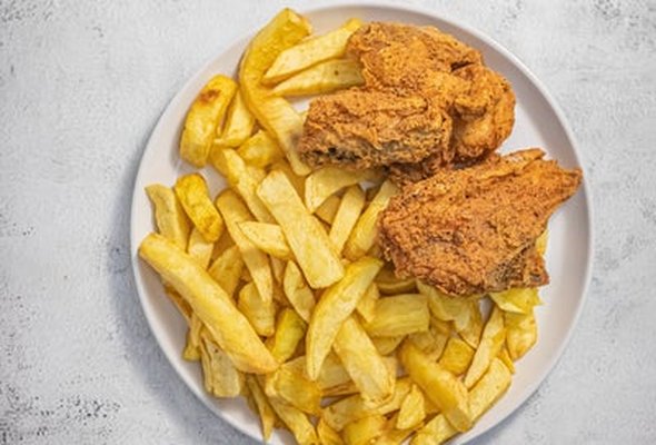 2Pc Southern Fried Chicken & Chips