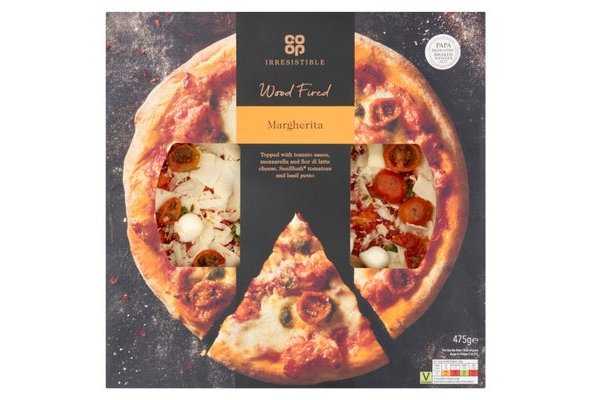 Co-op Chilled Irresistible Margherita Pizza 475G