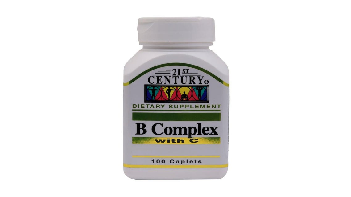 21st Century B Complex Supplement with Vitamin C - salt free, yeast free, preservatives free 100S