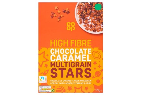 Co-op Chocolate Caramel Multigrain Stars