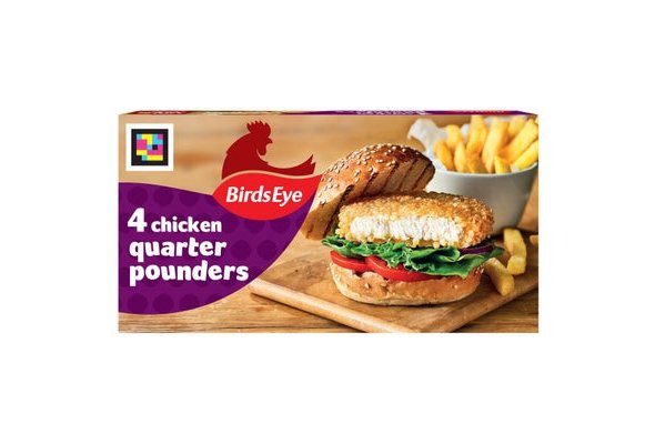 Birds Eye 4 Chicken Quarter Pounders 454g