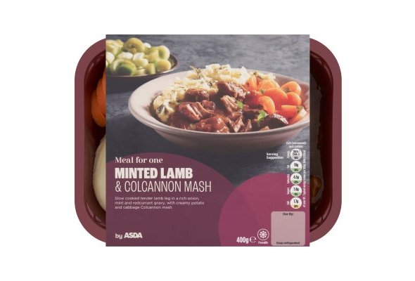 Asda Meal for One Minted Lamb & Colcannon Mash 400g