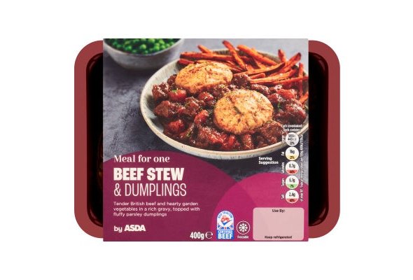 Asda Meal for One Beef Stew & Dumplings 400g