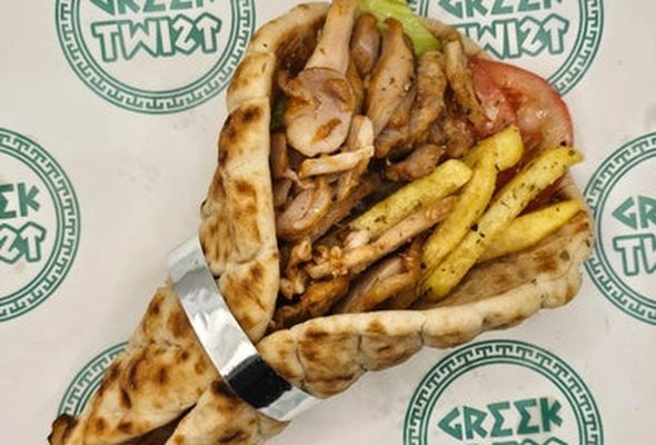 Smokey BBQ Twisted Chicken Gyro