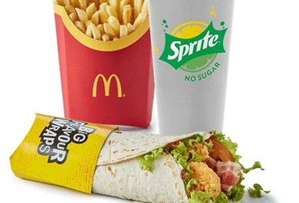 Large Crispy BBQ & Bacon Wrap Meal