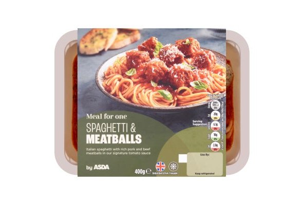 Asda Spaghetti & Meatballs 400g