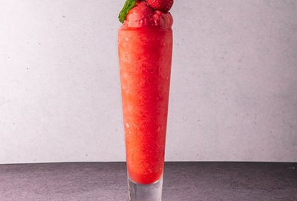 Strawberry Sorbet Float