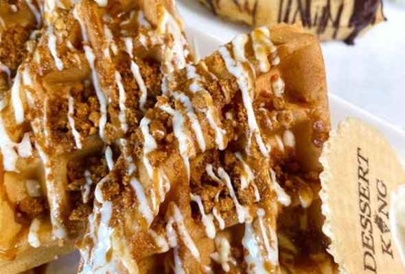 The Lotus Biscoff Waffle.