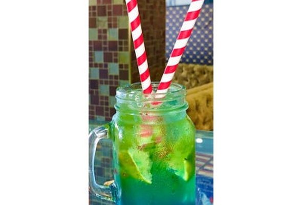 Blue Curacao Mocktail