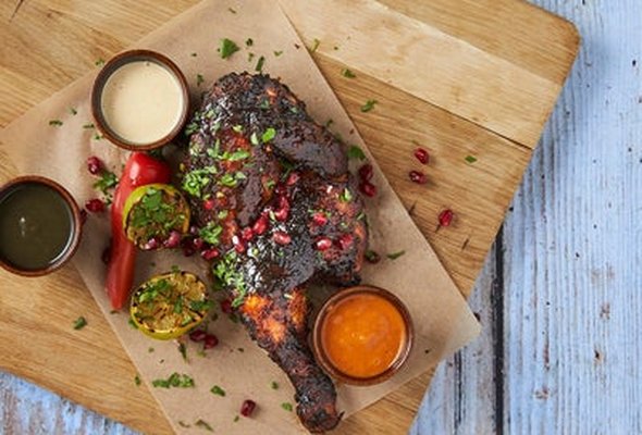 Peruvian Spiced Roast Half Chicken
