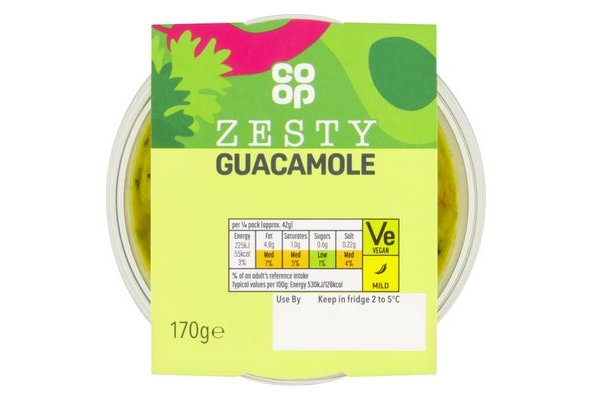 Co-op Zesty Guacamole 170g