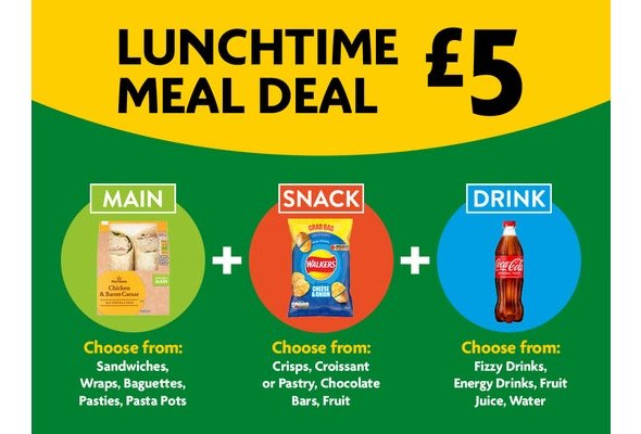 £5 Lunchtime Meal Deal