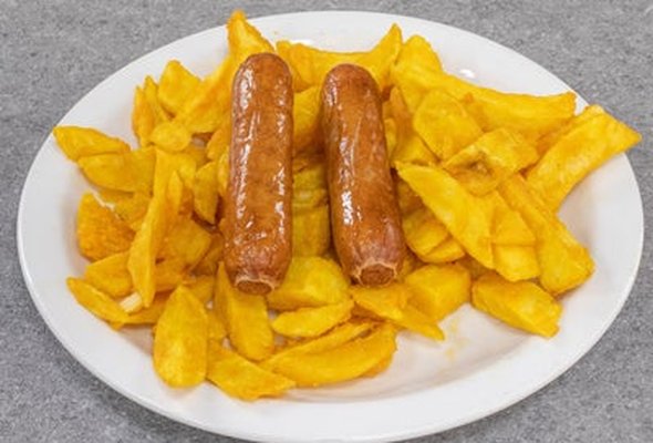 2 Small Sausage and Chips