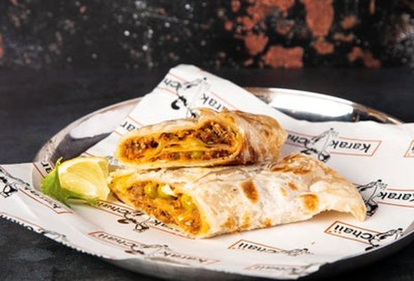 Keema Mutter Roll