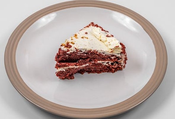 Red Velvet Cheesecake Slice