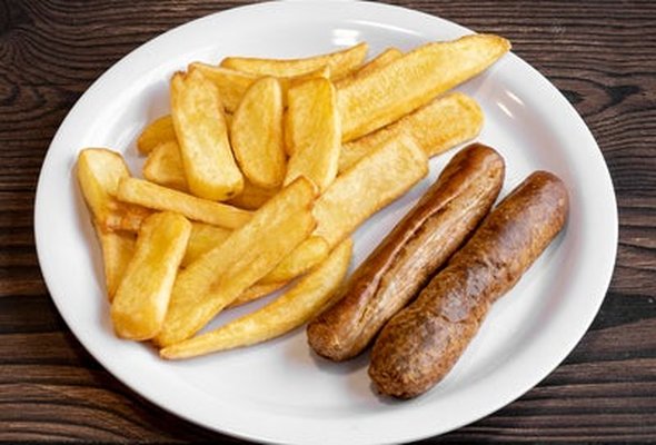 Kids Sausage and Chips