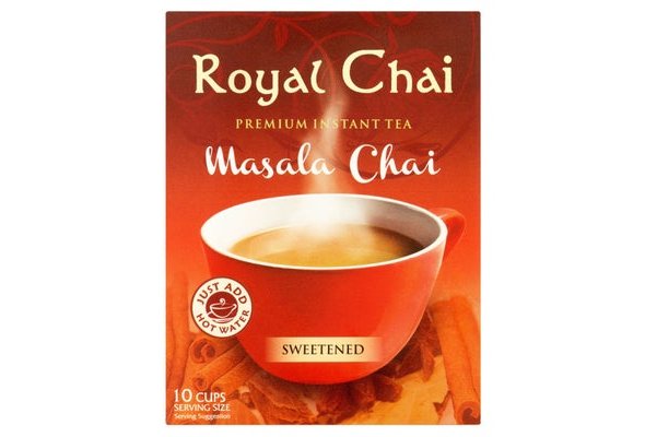 Royal Chai Premium Instant Tea Masala Chai Sweetened 220g