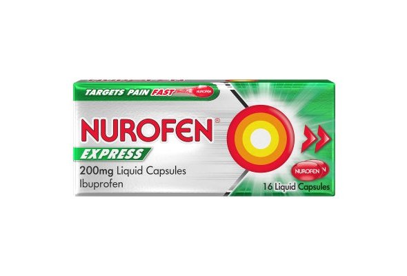 Nurofen Express Pain Relief 200mg Liquid Capsules x16