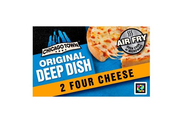 Chicago Town 2 Original Deep Dish Four Cheese Pizza 2 x 148g