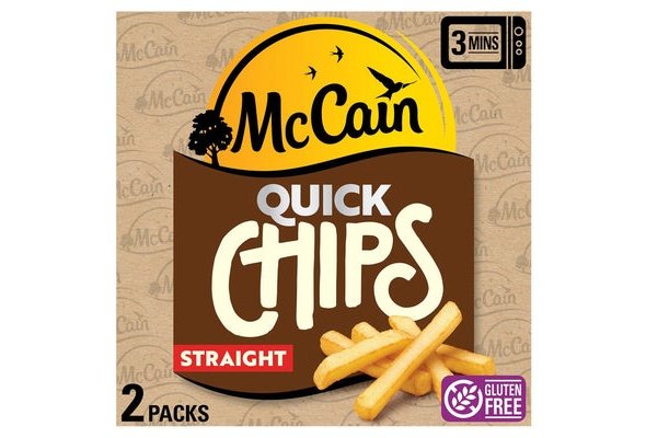 McCain Straight Quick Chips 2 x 100g (200g)