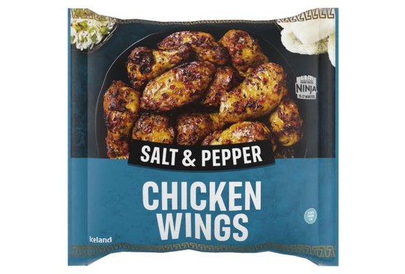 Iceland Salt and Pepper Chicken Wings 750g