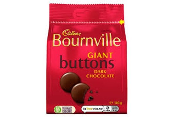 Cadbury Bournville Buttons Chocolate 100g