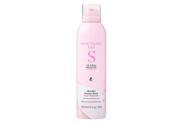 Sanctuary Spa Lily & Rose Natural Oils Ultra Rich Shower Burst 200ml