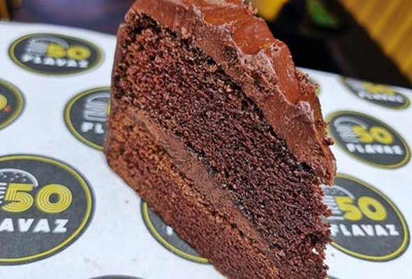Chocolate Fudge Cake Slice