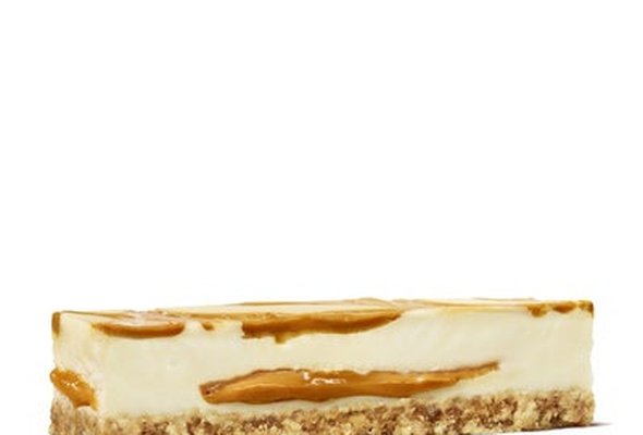 Gooey Salted Caramel Cheesecake Bar